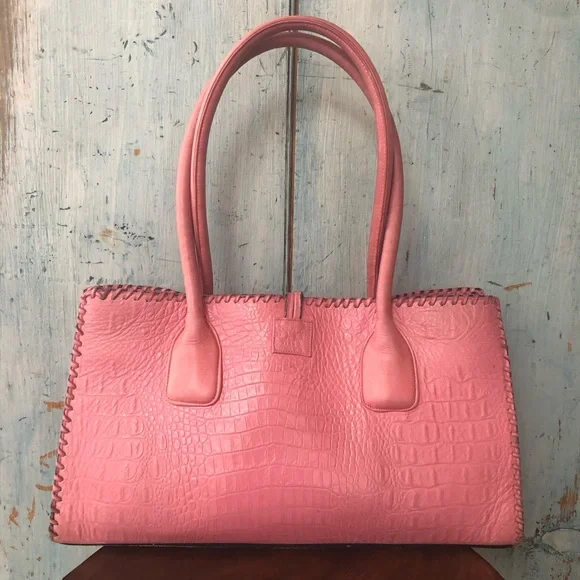 Juan Antonio hand-tooled and designed pink leather bag with everything you need! - Picture 15 of 16
